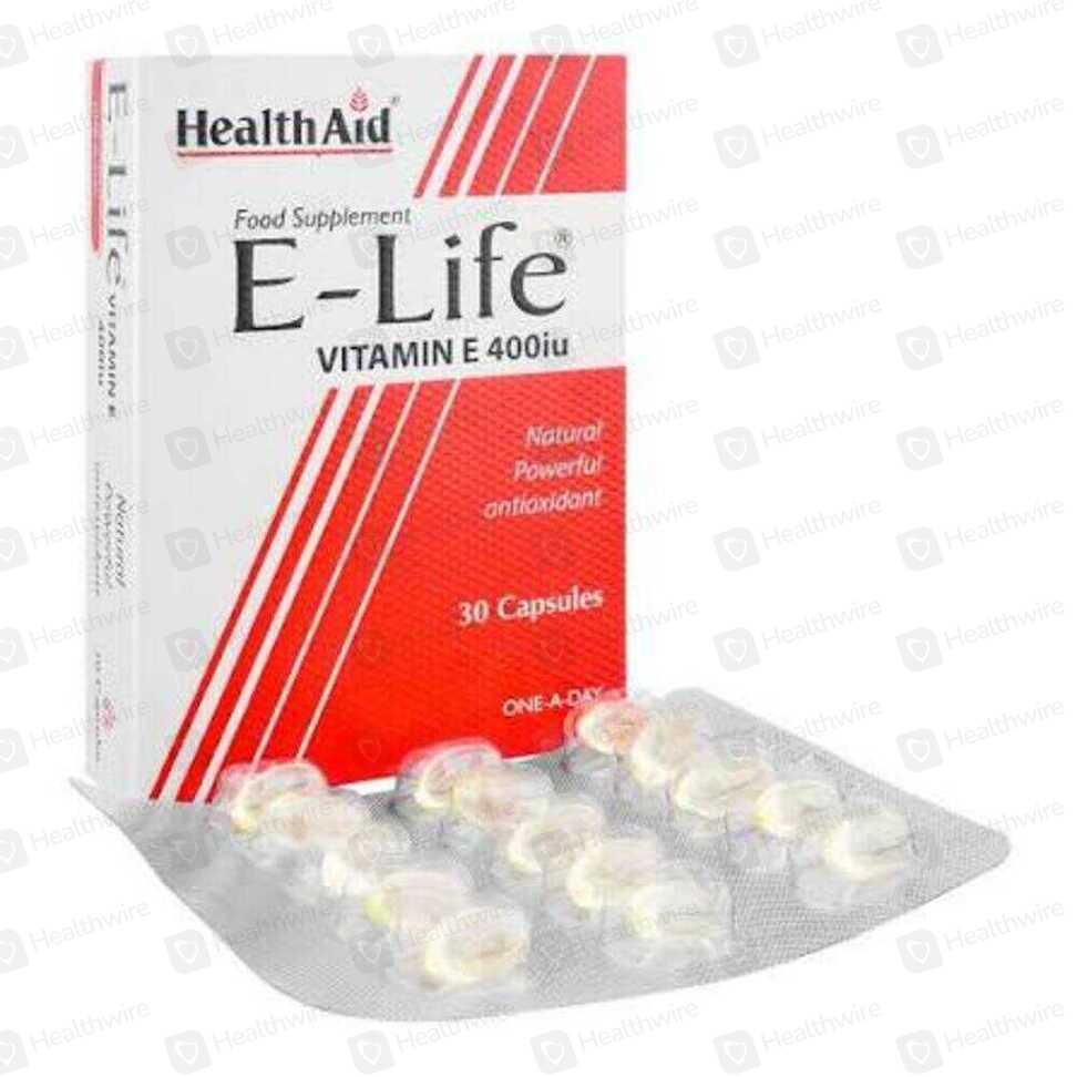 E-Life (400 Iu) 30 Capsules 1 Pack
