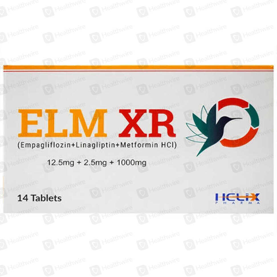 Elm Xr 12.5/2.5/1000Mg) 14 Tab