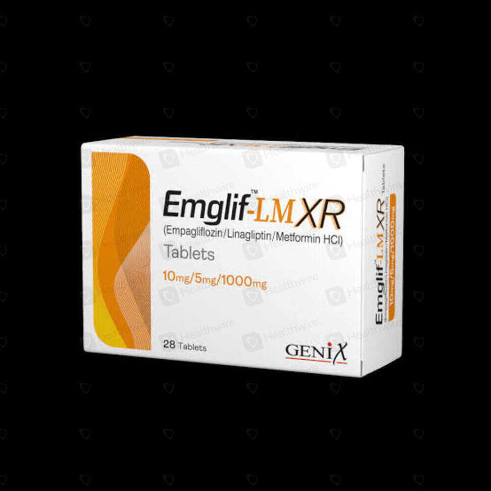 Emglif-Lm Xr (10Mg/5Mg/1000Mg) 28 Tablets