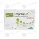 Empator M 12.5Mg + 500Mg Tab 14'S