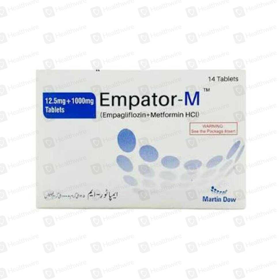 Empator M 12.5Mg Tab + 1000Mg 14'S