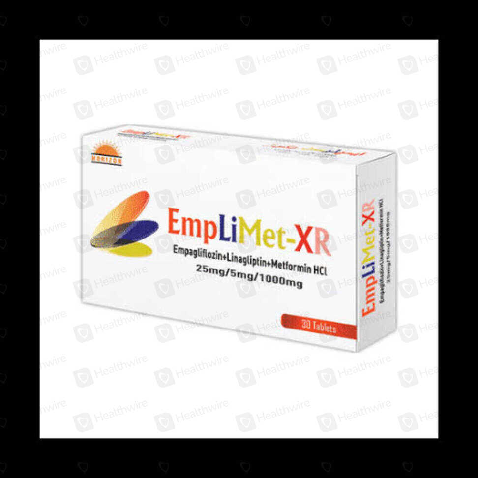 Emplimet M Xr (25/5/1000Mg) 30 Tablets 1 Pack