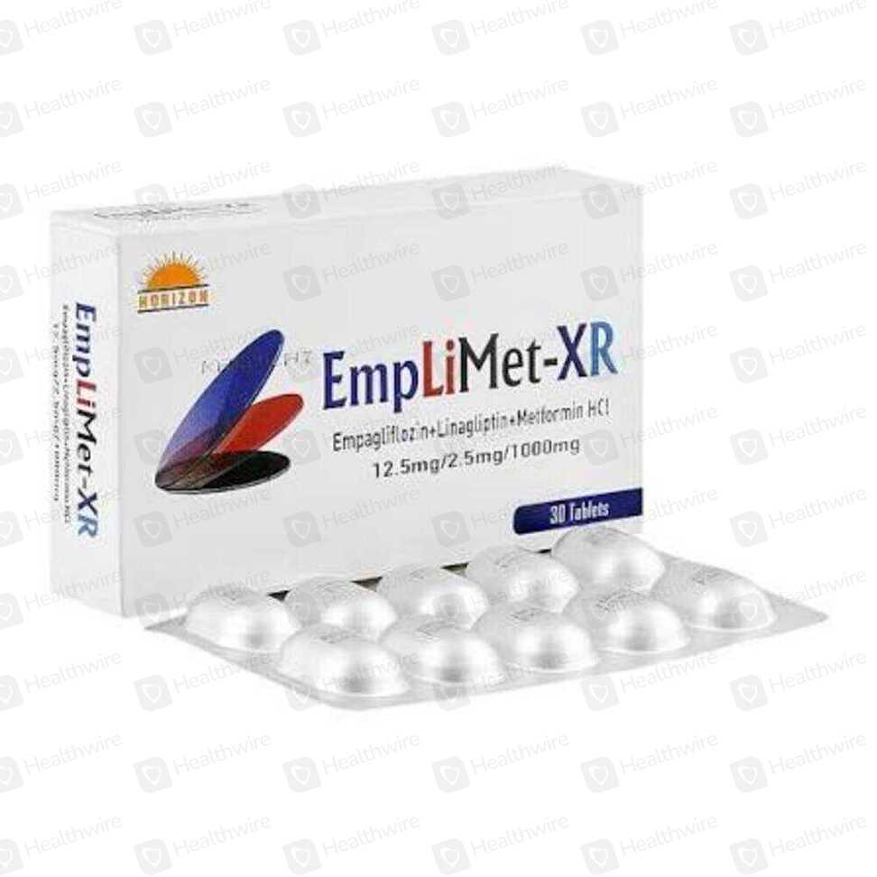 Emplimet Xr (12.5/2.5/1000Mg) 30 Tablets 1 Pack