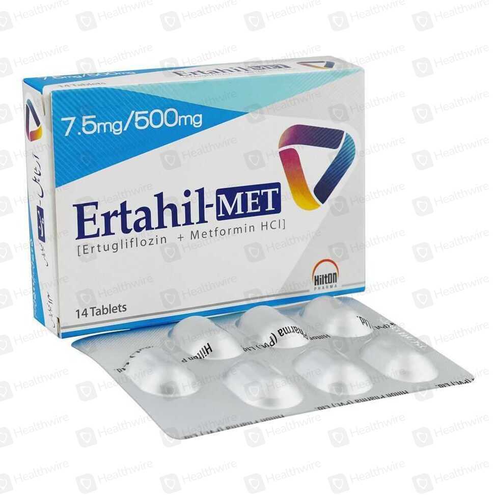 Ertahil Met 7.5/500Mg Tab 14S
