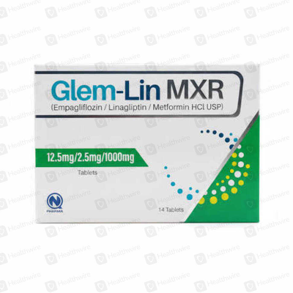 Glem-Lin Mxr (12.5Mg/2.5Mg/1000Mg) 14 Tablets
