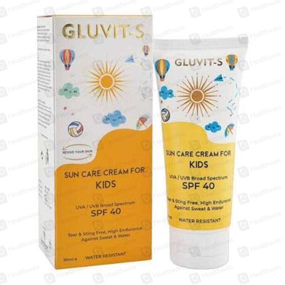 Gluvit-S Sunblock For Kids (50Ml)