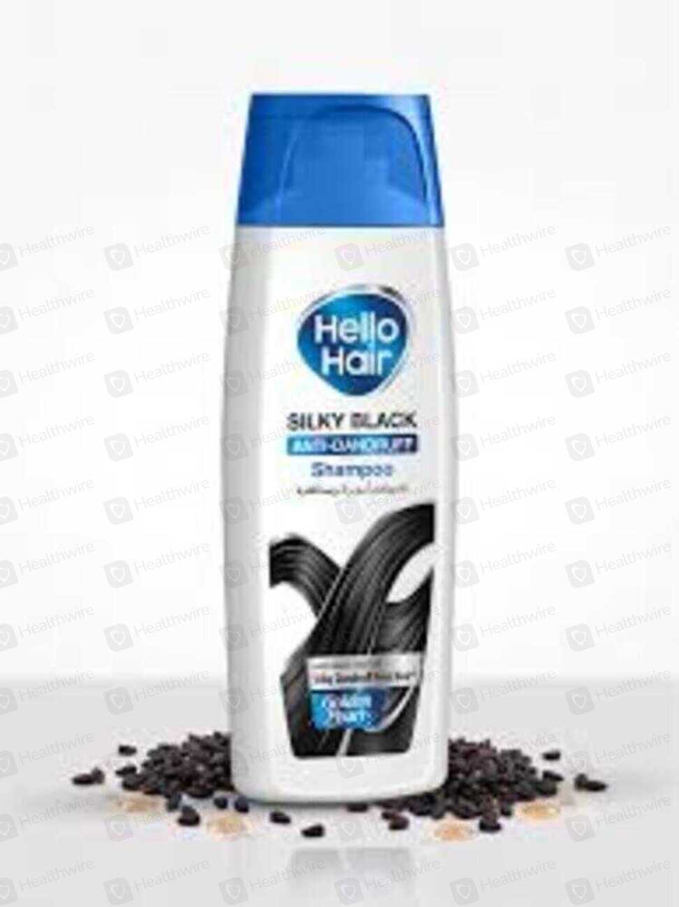 Hello Hair Silky Black Shampoo 180Ml