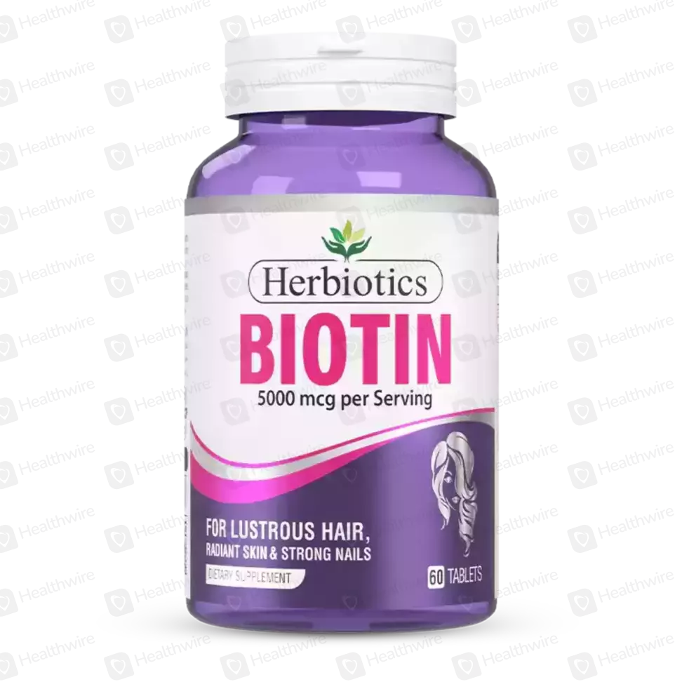 Herbiotics Biotin 5000Mcg 60'S