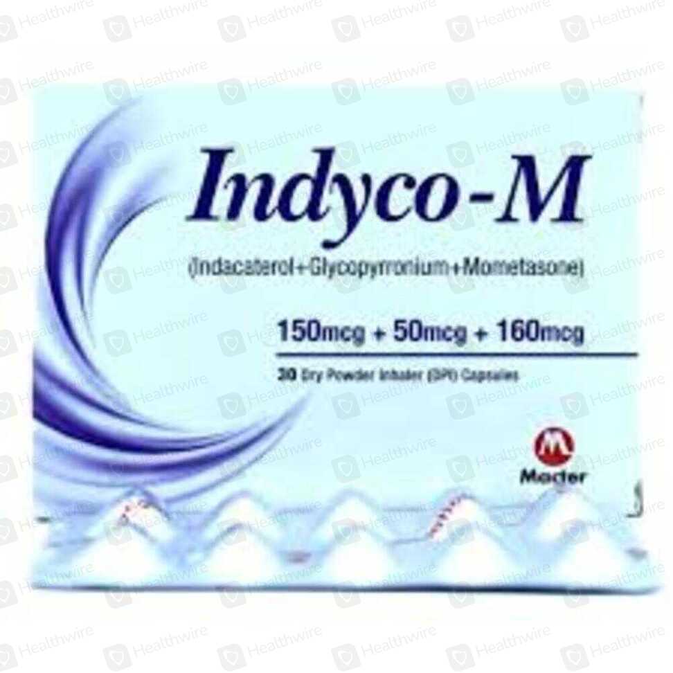 Indyco-M (150Mcg/50Mcg/160Mcg) 30 Dpi Capsules