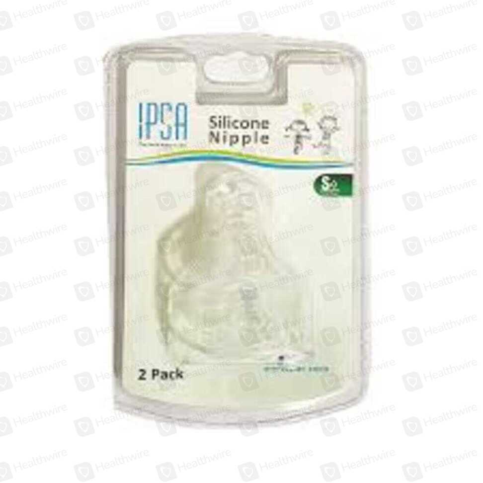 Ipsa Silicon Nipple (Small Flow) 2 Pack