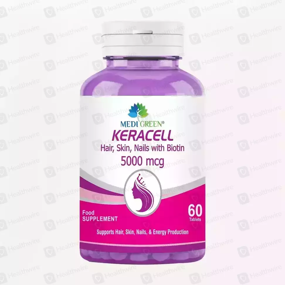 Medi Green Keracell (500Mcg) 30 Tablets