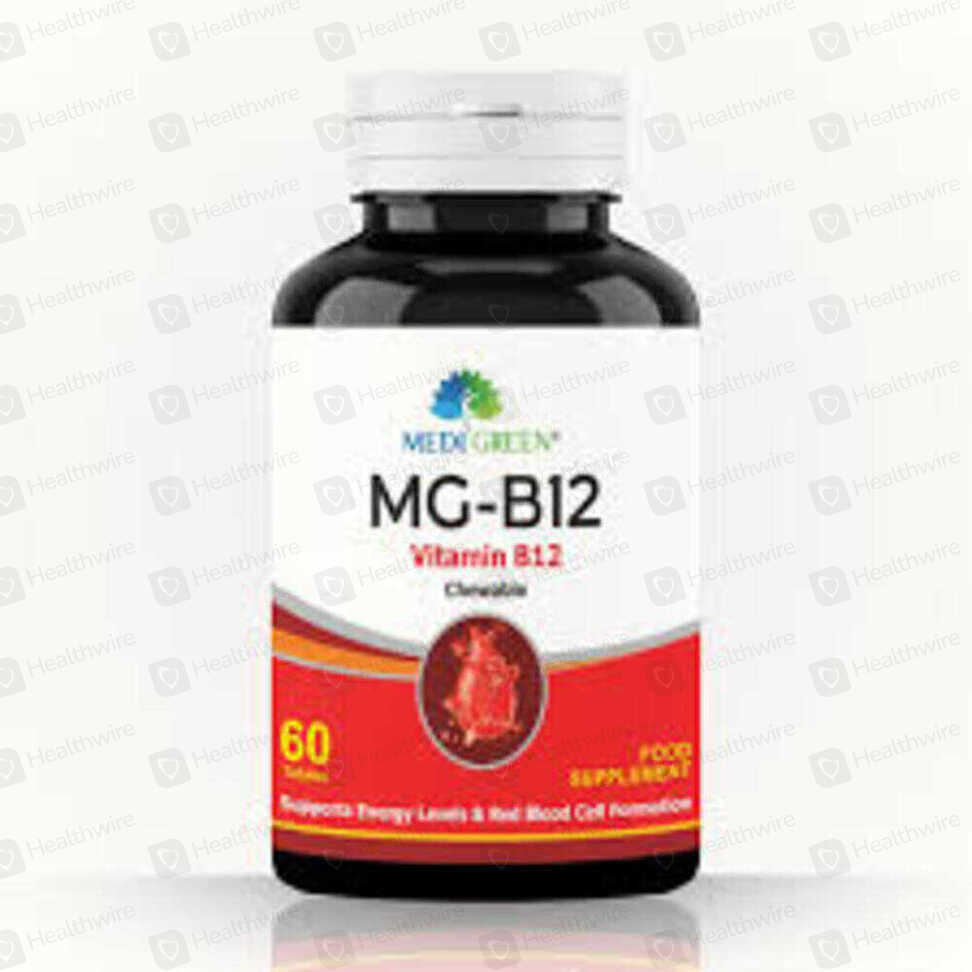 Medi Green Mg B12 60 Tablets