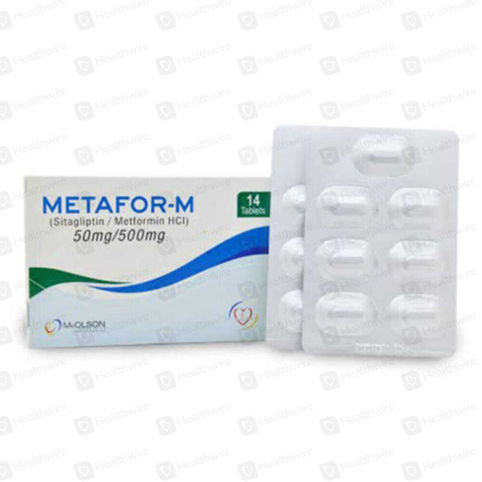 Metafor M (50Mg/500Mg) 14 Tablets