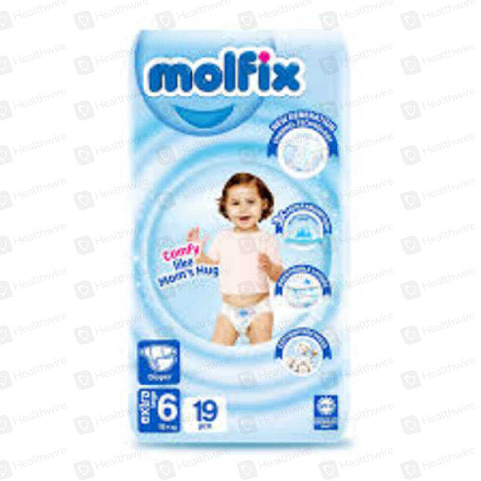 Molfix Twin Diaper 6 No (19Pcs)