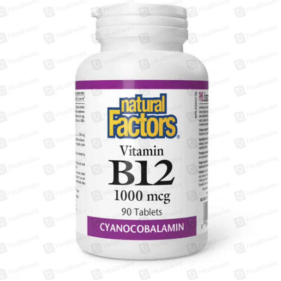 Natural Factors Vit B12 (1000 mcg) 90CT