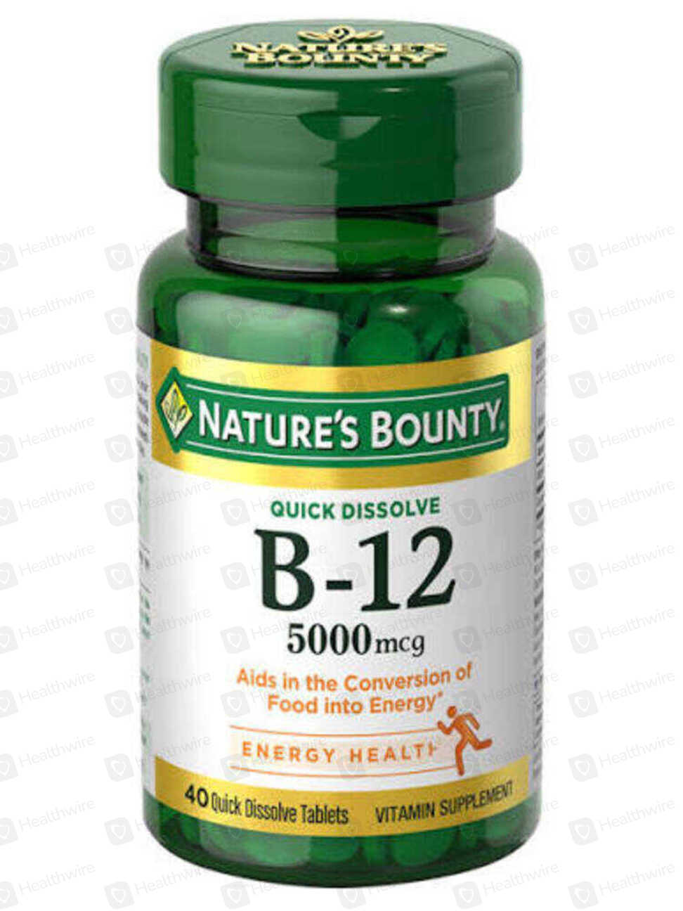 Nature'S Bounty B-12 (5000Mcg) 40 Tab