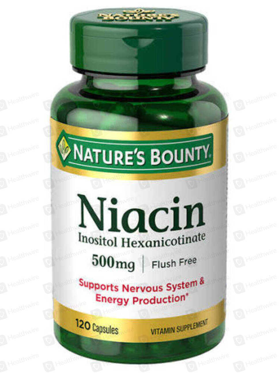 Nature'S Bounty Flush Free Niacin (500Mcg) 120S
