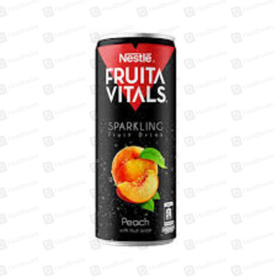 Nestle Fruita Vital Sparkling Peach Can (12X250Ml)