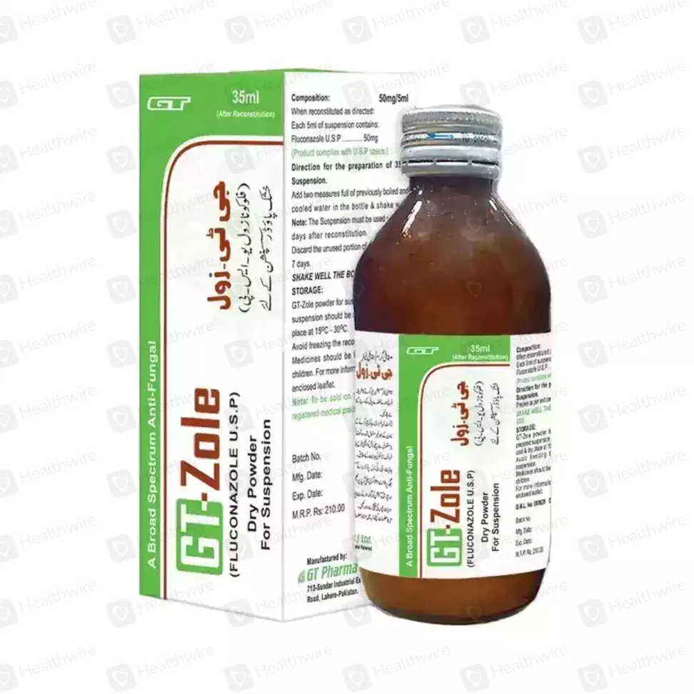 Gt-Zole (50Mg/5Ml) 35Ml Suspension