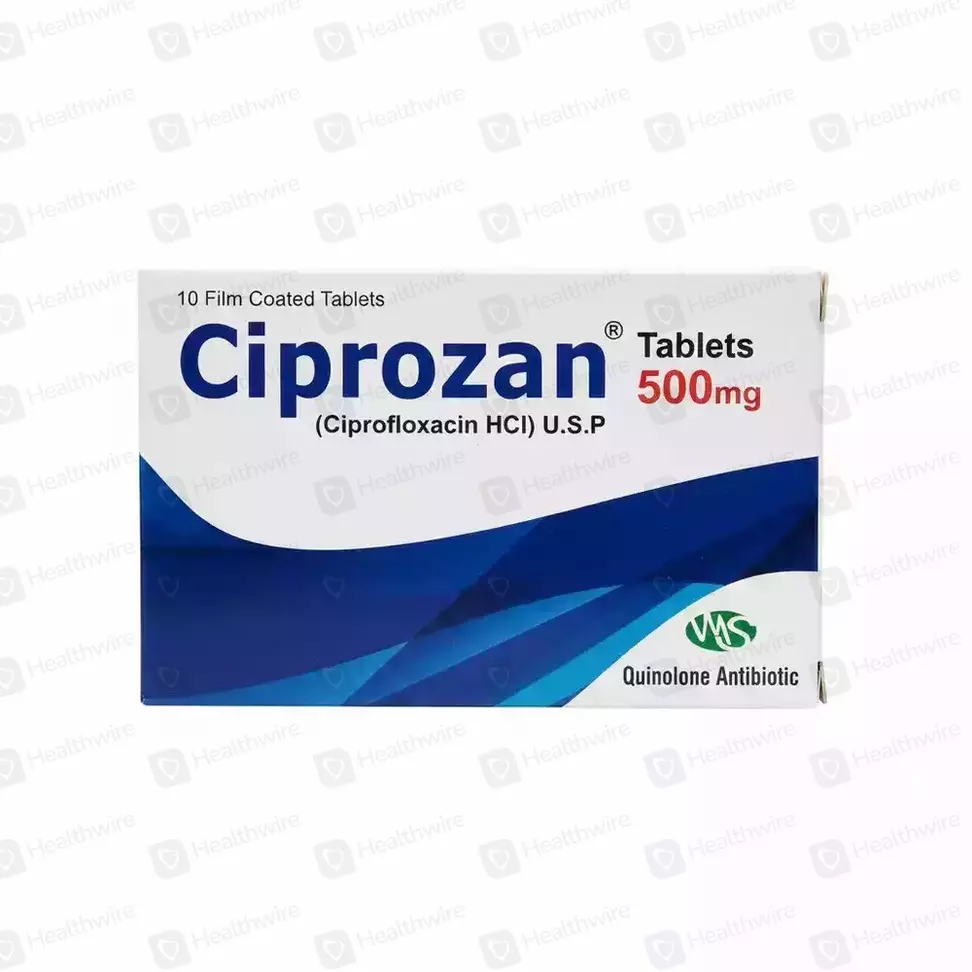 Ciprozan (500mg) 10 Tablets