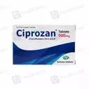 Ciprozan (500mg) 10 Tablets